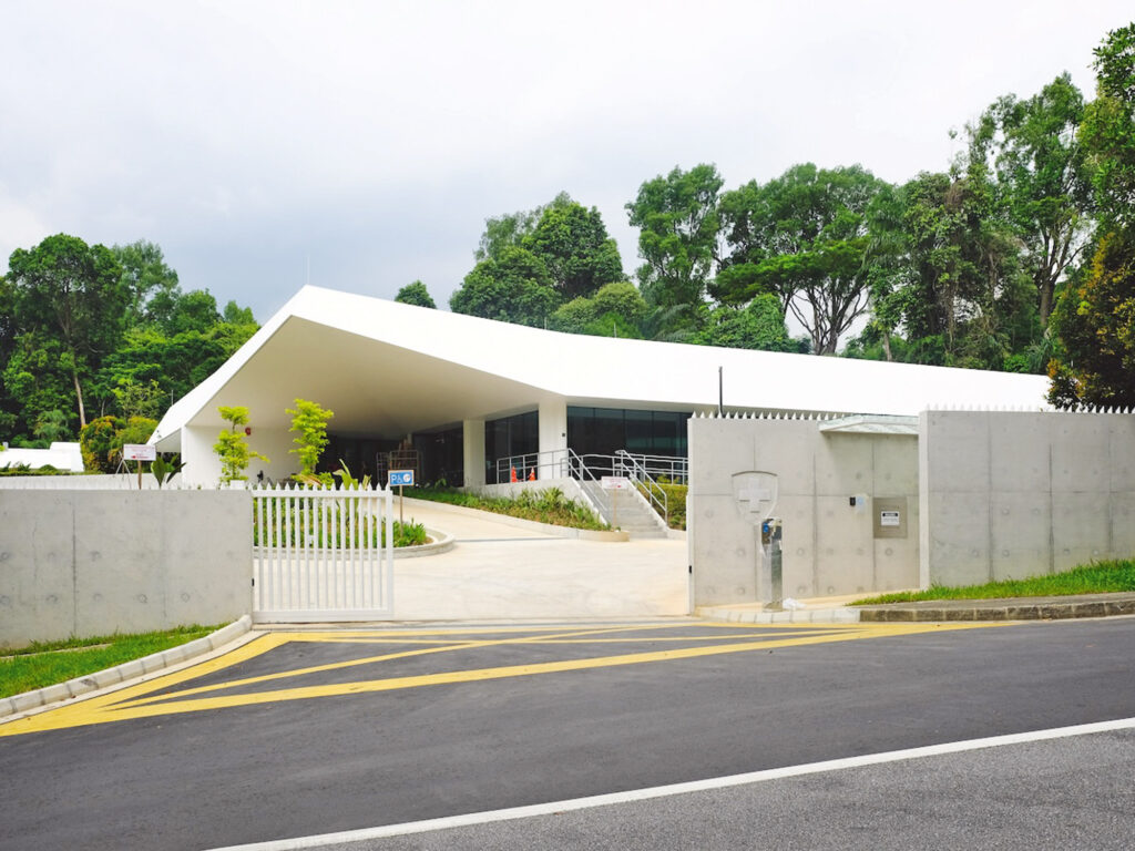 Die Schweizer Botschaft in Singapur.