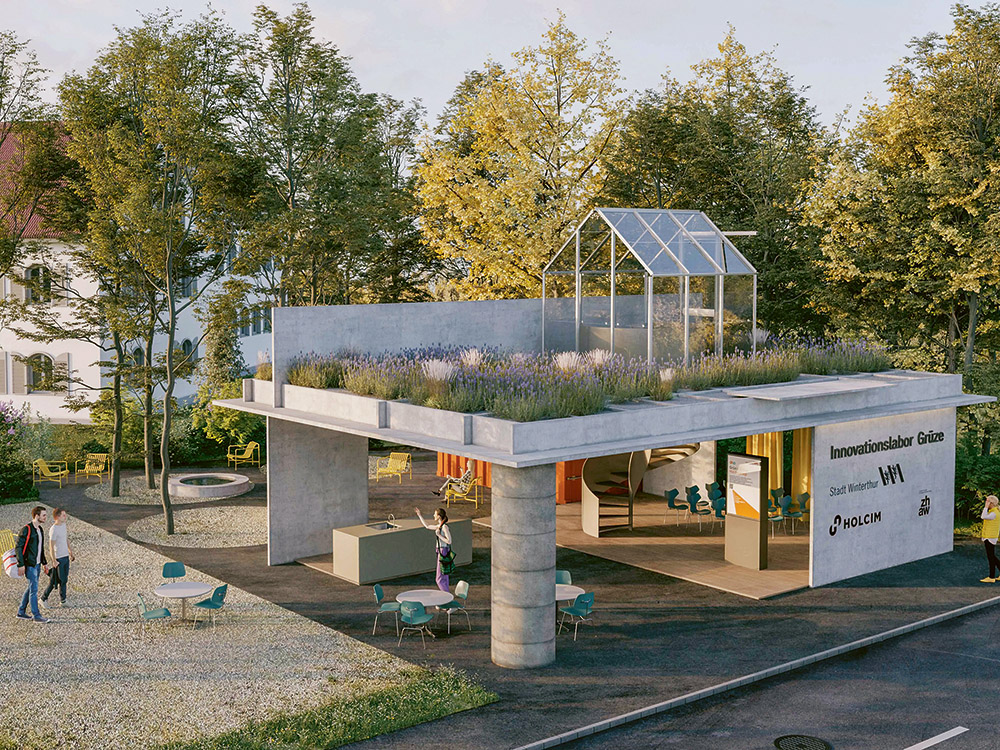 Visualisierung des Innovationslabors Grüze. (Quelle: Katharina Bayer)