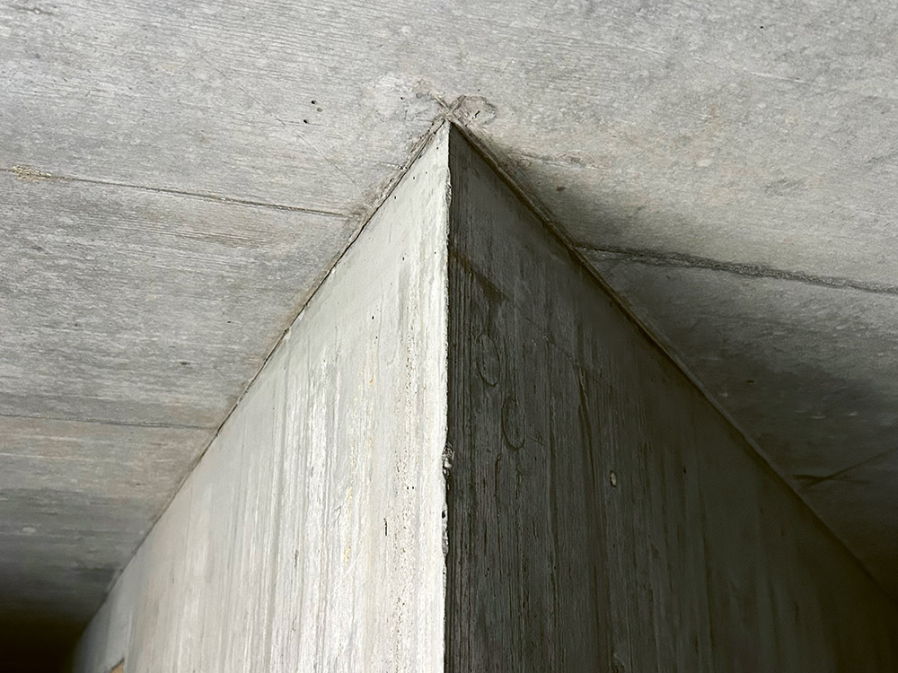 Klimafreundlicher Sichtbeton an einem Ersatzneubau in Graubünden.